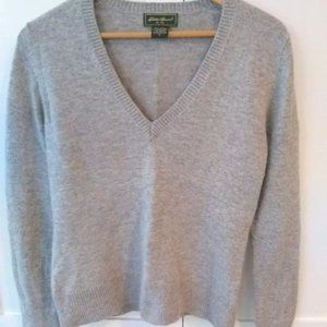 Cotton/Angora Pullover Sweater